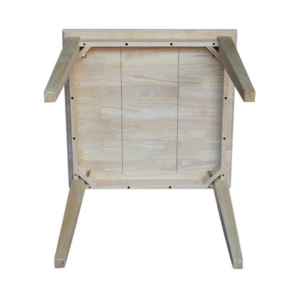 International Concepts - Solid Wood Top Table - Shaker Legs - K-3030-30S veiw 5