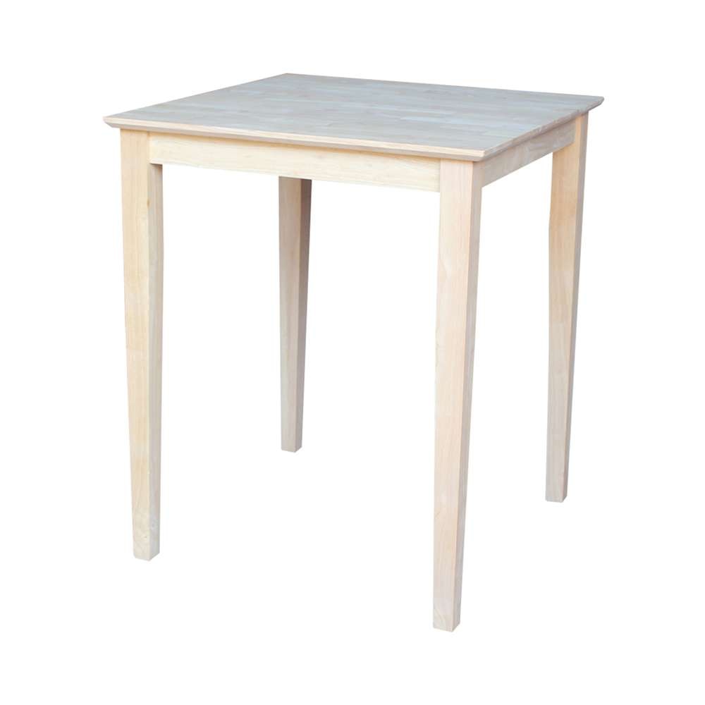 International Concepts - Solid Wood Top Table - Shaker Legs - K-3030-36S veiw 1