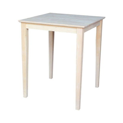 International Concepts - Solid Wood Top Table - Shaker Legs - K-3030-36S veiw 1