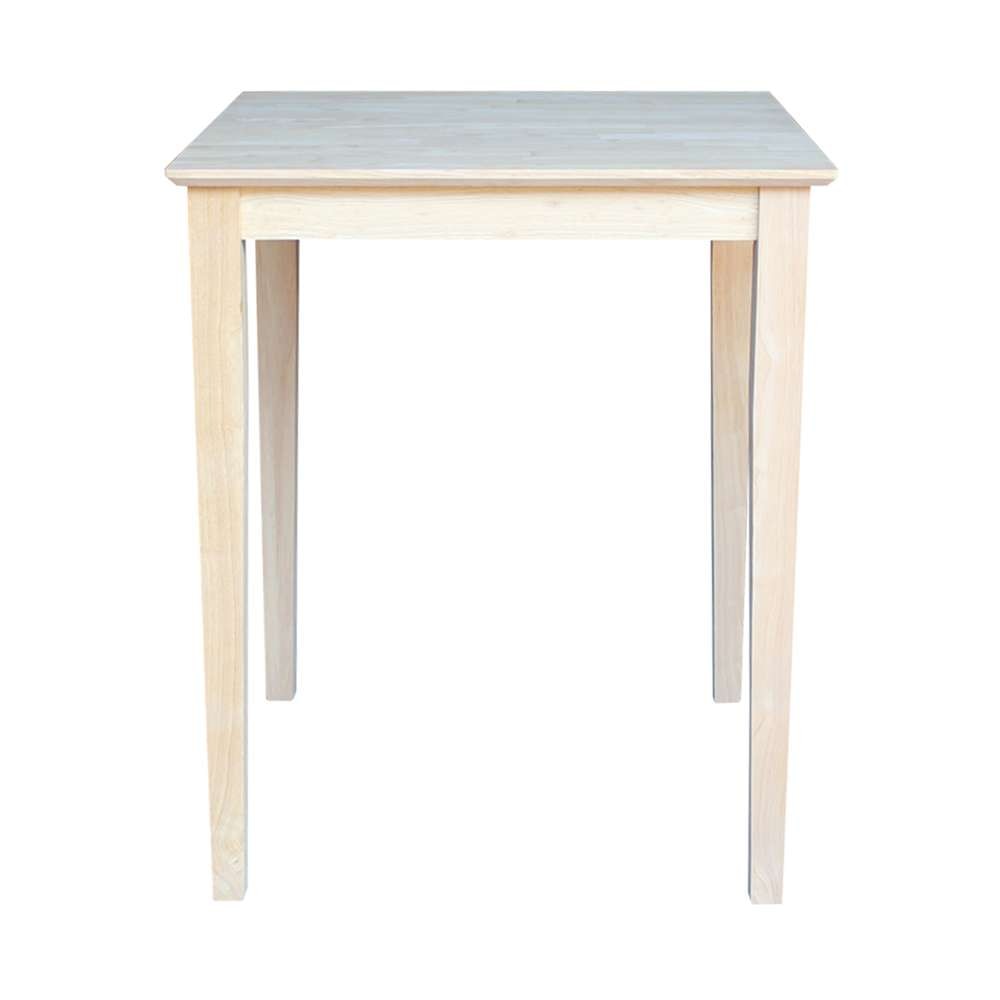International Concepts - Solid Wood Top Table - Shaker Legs - K-3030-36S veiw 3