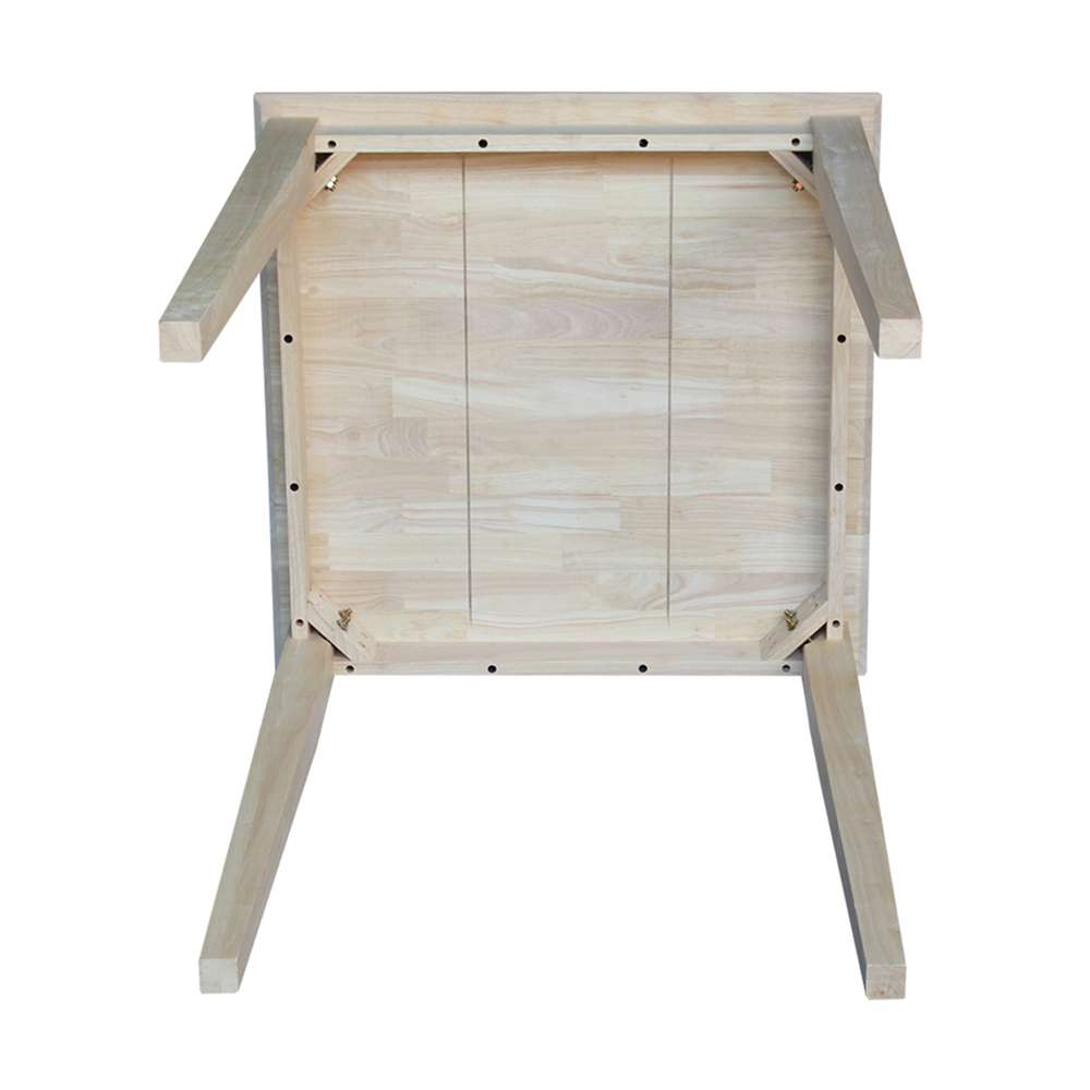 International Concepts - Solid Wood Top Table - Shaker Legs - K-3030-36S veiw 4