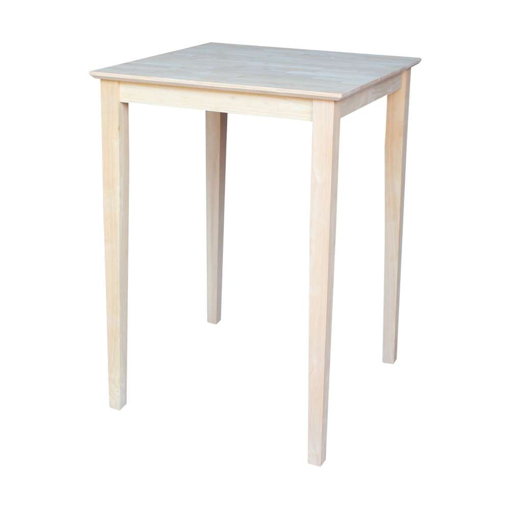 International Concepts - Solid Wood Top Table - Shaker Legs - K-3030-42S veiw 1