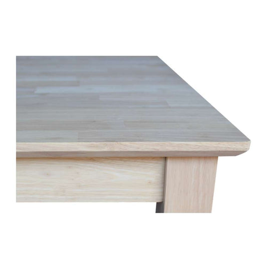International Concepts - Solid Wood Top Table - Shaker Legs - K-3030-42S veiw 2