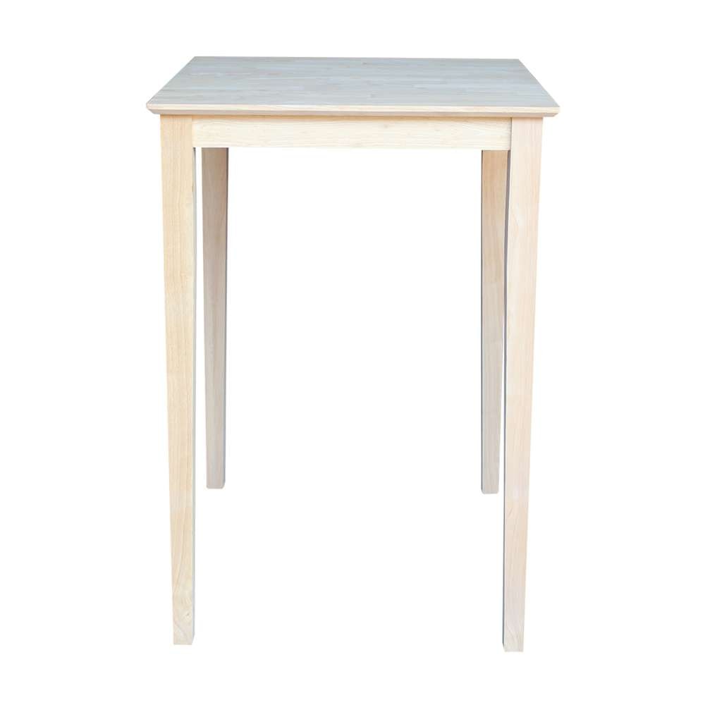 International Concepts - Solid Wood Top Table - Shaker Legs - K-3030-42S veiw 3