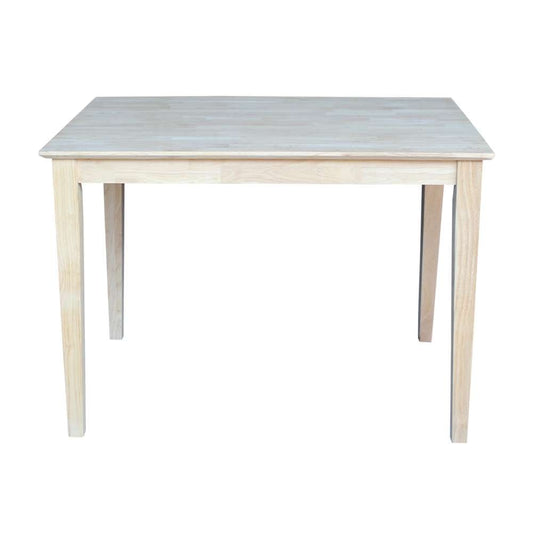 International Concepts - Solid Wood Top Table - Shaker Legs - K-3042-30S veiw 2