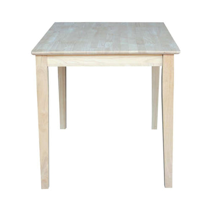 International Concepts - Solid Wood Top Table - Shaker Legs - K-3042-30S veiw 3