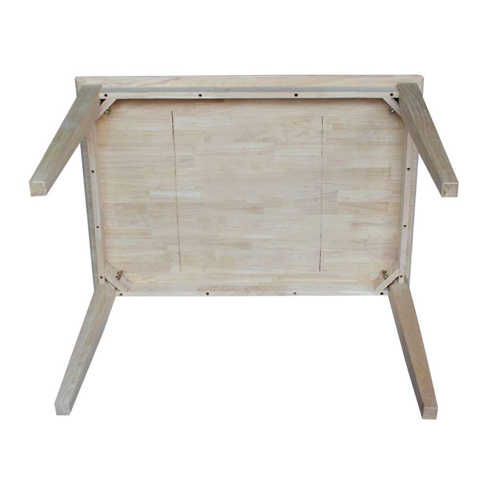 International Concepts - Solid Wood Top Table - Shaker Legs - K-3042-30S veiw 4