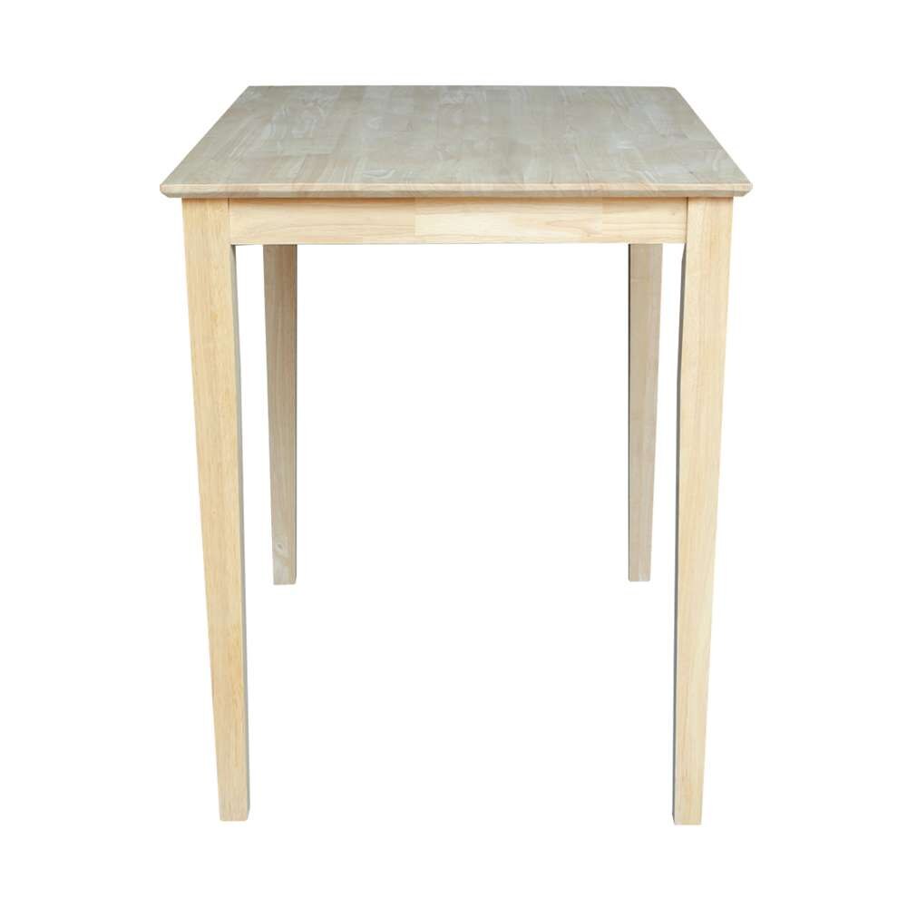 International Concepts - Solid Wood Top Table - Shaker Legs - K-3042-36S veiw 3