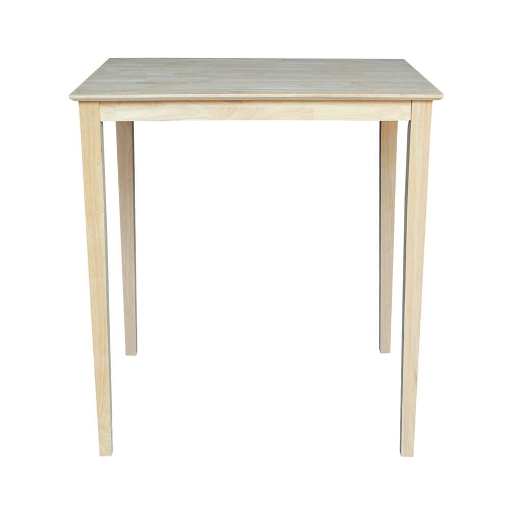 International Concepts - Solid Wood Top Table - Shaker Legs - K-3042-42S veiw 2