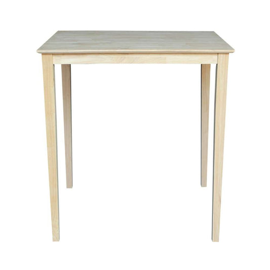 International Concepts - Solid Wood Top Table - Shaker Legs - K-3042-42S veiw 2