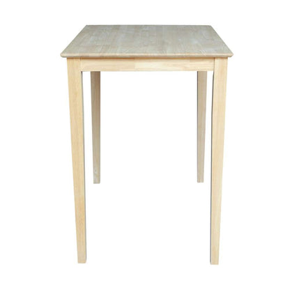 International Concepts - Solid Wood Top Table - Shaker Legs - K-3042-42S veiw 3