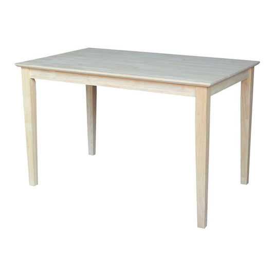 International Concepts - Solid Wood Top Table - Shaker Legs - K-3048-30S veiw 1
