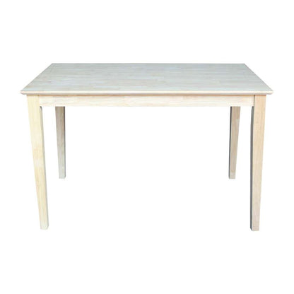 International Concepts - Solid Wood Top Table - Shaker Legs - K-3048-30S veiw 3