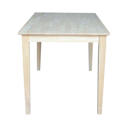 International Concepts - Solid Wood Top Table - Shaker Legs - K-3048-30S veiw 4
