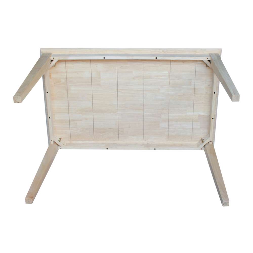 International Concepts - Solid Wood Top Table - Shaker Legs - K-3048-30S veiw 5