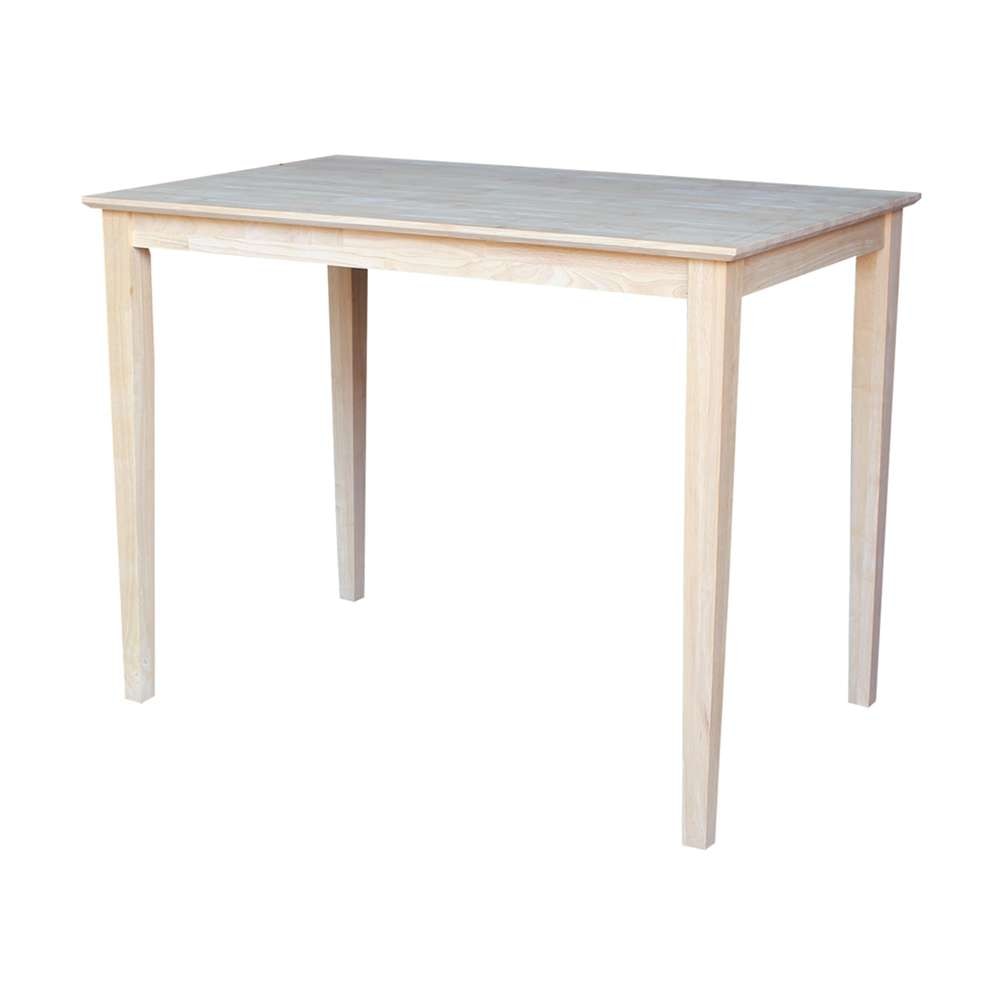 International Concepts - Solid Wood Top Table - Shaker Legs - K-3048-36S veiw 1