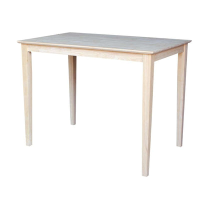 International Concepts - Solid Wood Top Table - Shaker Legs - K-3048-36S veiw 1