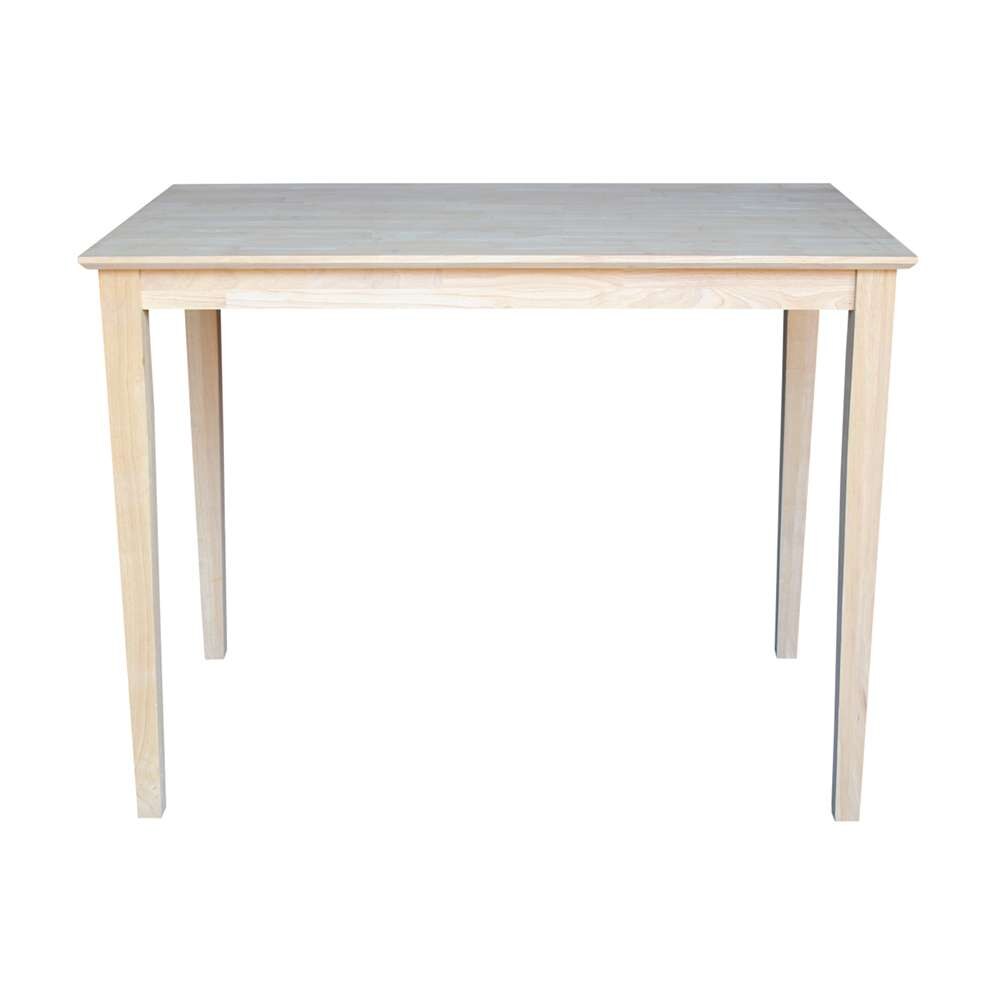 International Concepts - Solid Wood Top Table - Shaker Legs - K-3048-36S veiw 3