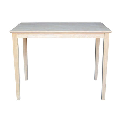International Concepts - Solid Wood Top Table - Shaker Legs - K-3048-36S veiw 3