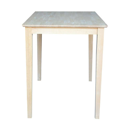 International Concepts - Solid Wood Top Table - Shaker Legs - K-3048-36S veiw 4