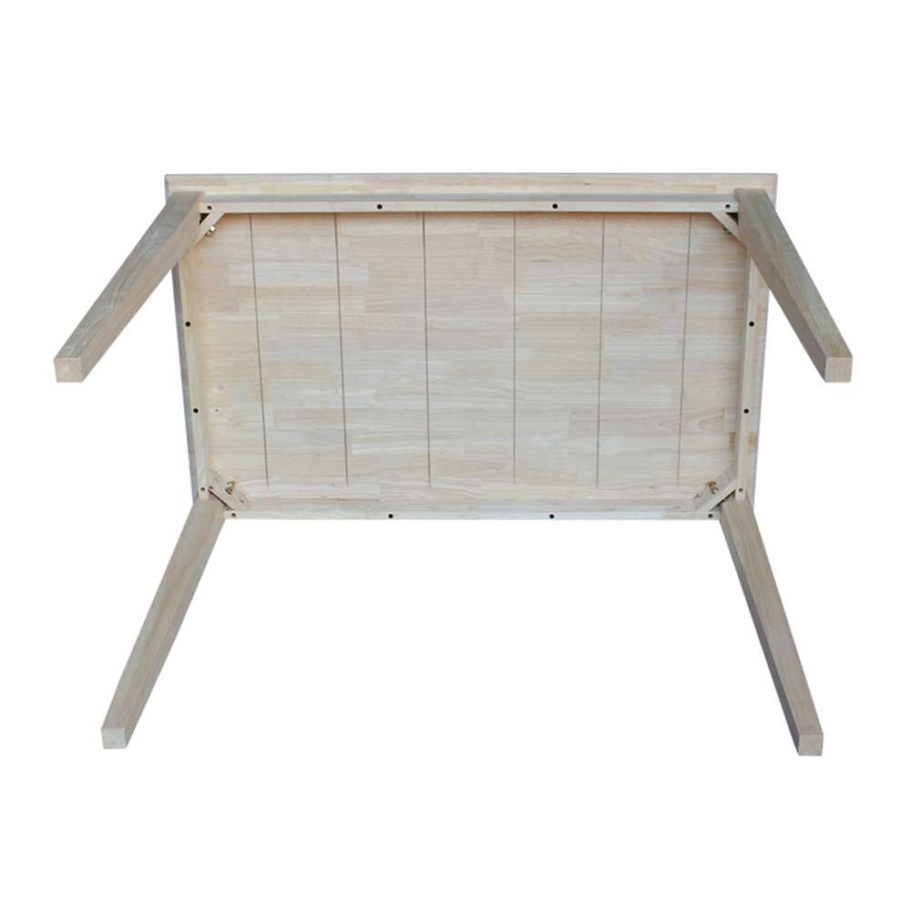 International Concepts - Solid Wood Top Table - Shaker Legs - K-3048-36S veiw 5