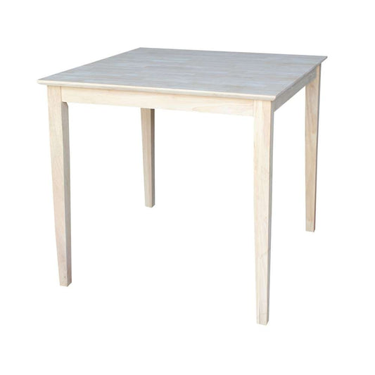International Concepts - Solid Wood Top Table - Shaker Legs - K-3636-36S veiw 1