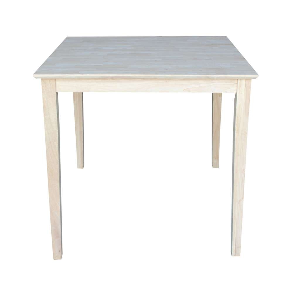 International Concepts - Solid Wood Top Table - Shaker Legs - K-3636-36S veiw 3