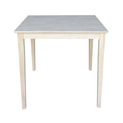 International Concepts - Solid Wood Top Table - Shaker Legs - K-3636-36S veiw 3