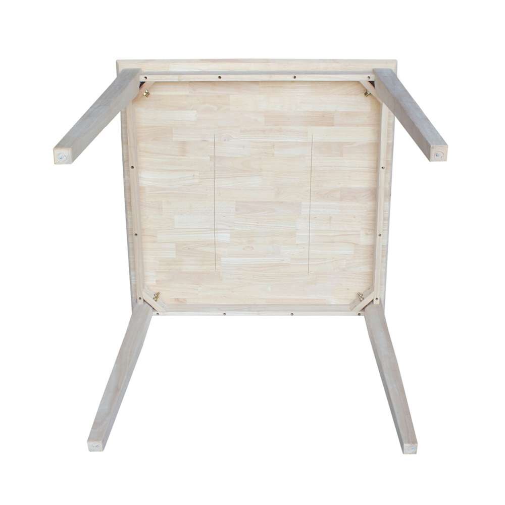 International Concepts - Solid Wood Top Table - Shaker Legs - K-3636-36S veiw 4