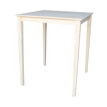 International Concepts - Solid Wood Top Table - Shaker Legs - K-3636-42S veiw 1