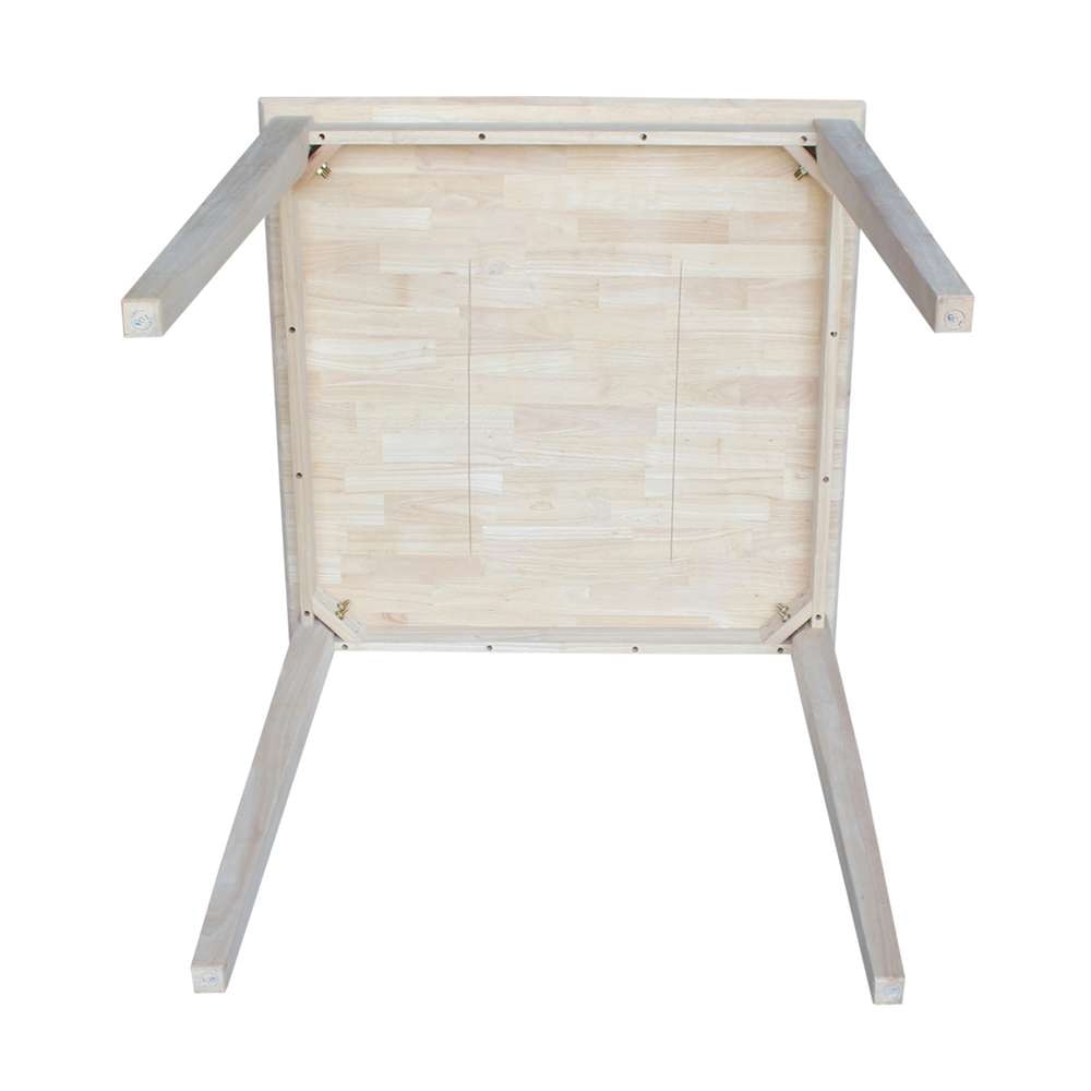 International Concepts - Solid Wood Top Table - Shaker Legs - K-3636-42S veiw 2