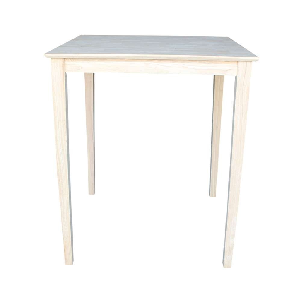 International Concepts - Solid Wood Top Table - Shaker Legs - K-3636-42S veiw 4
