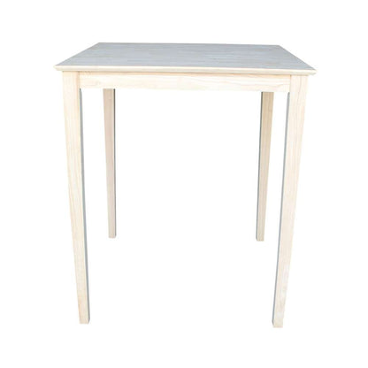 International Concepts - Solid Wood Top Table - Shaker Legs - K-3636-42S veiw 4