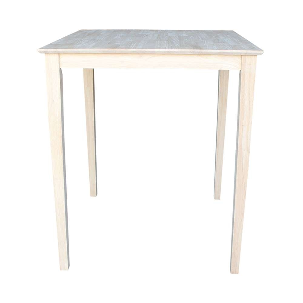 International Concepts - Solid Wood Top Table - Shaker Legs - K-3636-42S veiw 6