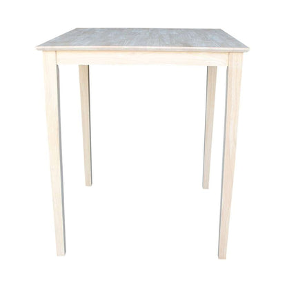 International Concepts - Solid Wood Top Table - Shaker Legs - K-3636-42S veiw 6