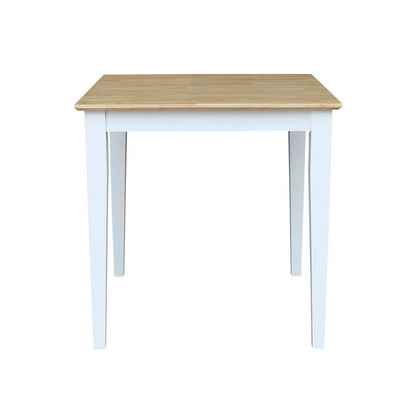 International Concepts - Solid Wood Top Table - Shaker Legs - T02-3030 veiw 3