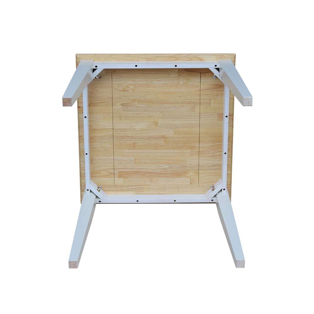 International Concepts - Solid Wood Top Table - Shaker Legs - T02-3030 veiw 4