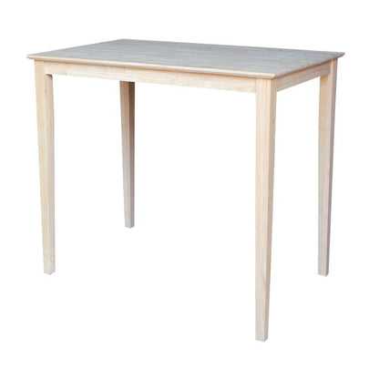 International Concepts - Solid Wood Top Table - Shaker Legs - K-3048-42S veiw 1