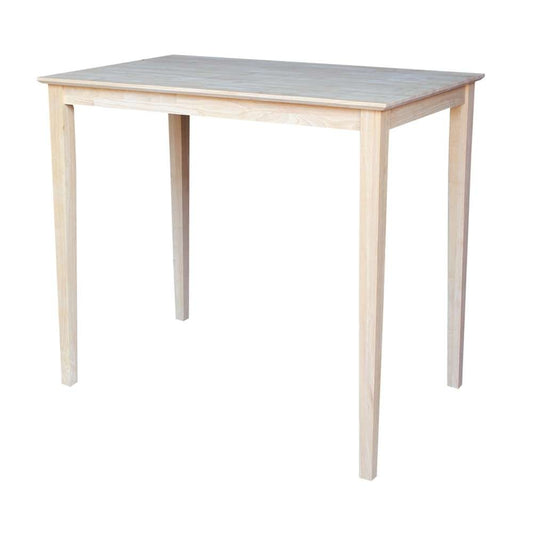 International Concepts - Solid Wood Top Table - Shaker Legs - K-3048-42S veiw 1