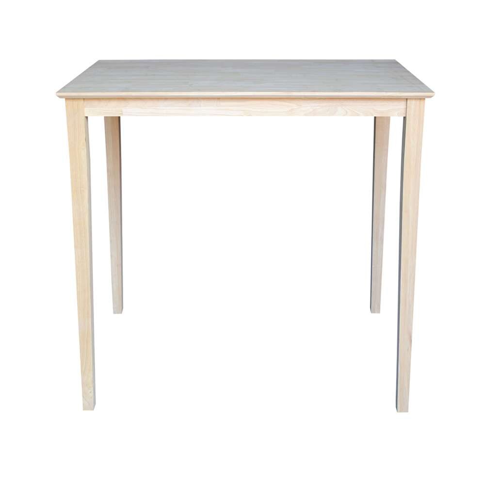 International Concepts - Solid Wood Top Table - Shaker Legs - K-3048-42S veiw 3