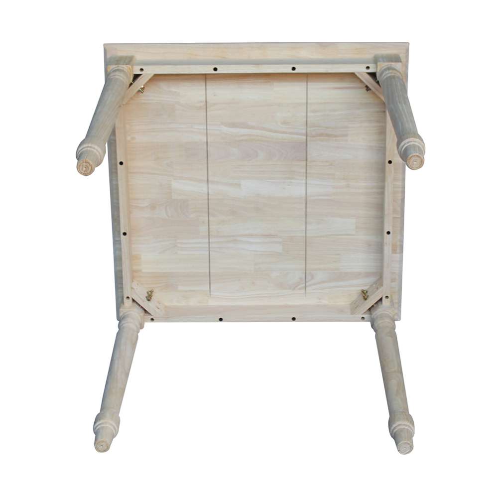 International Concepts - Solid Wood Top Table - Turned Legs - K-3030-330T veiw 4