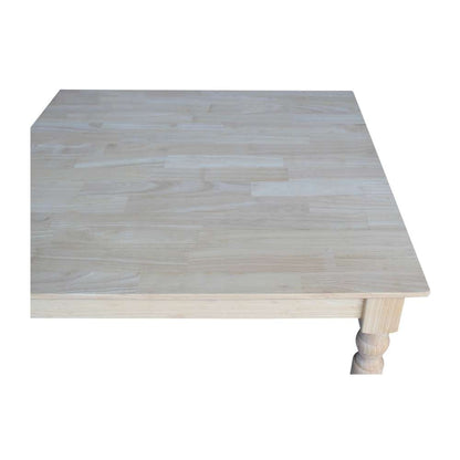 International Concepts - Solid Wood Top Table - Turned Legs - K-3030-330T veiw 5