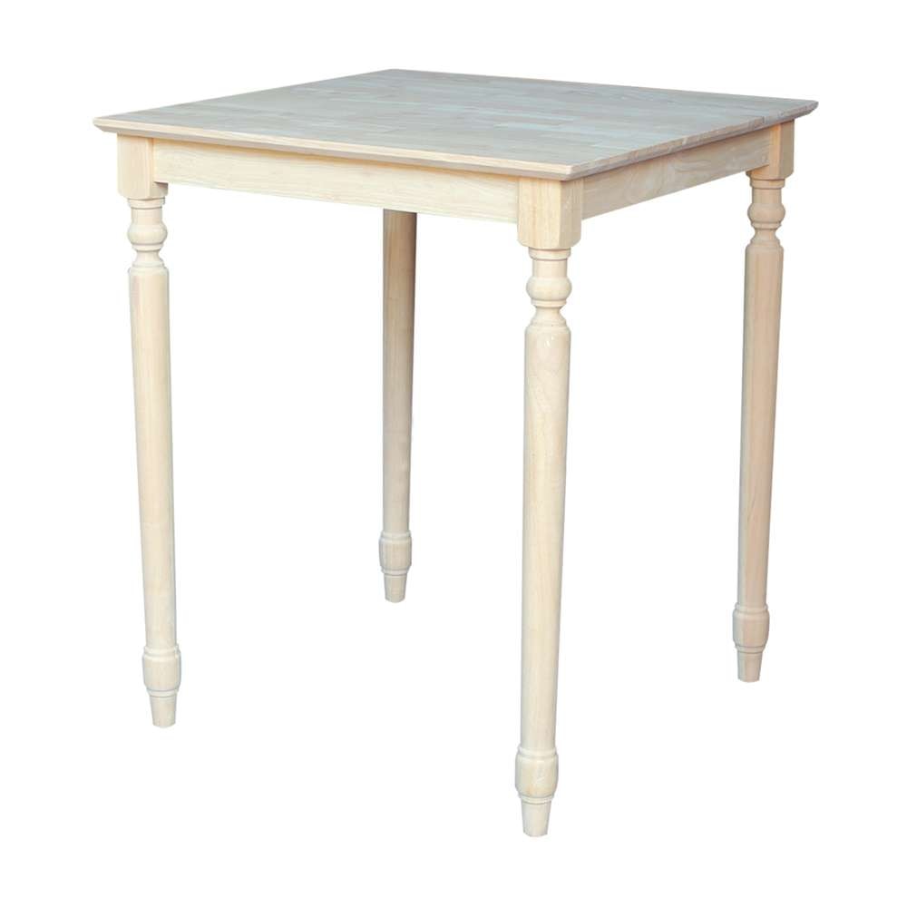 International Concepts - Solid Wood Top Table - Turned Legs - K-3030-336T veiw 1