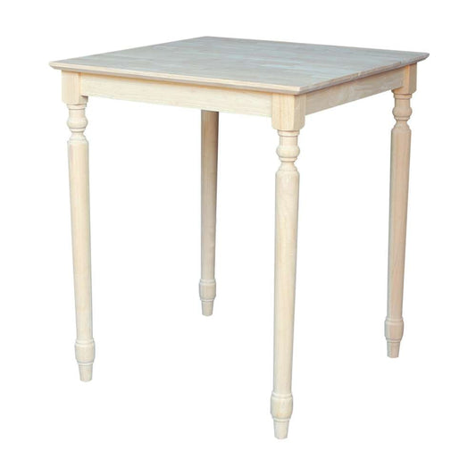 International Concepts - Solid Wood Top Table - Turned Legs - K-3030-336T veiw 1