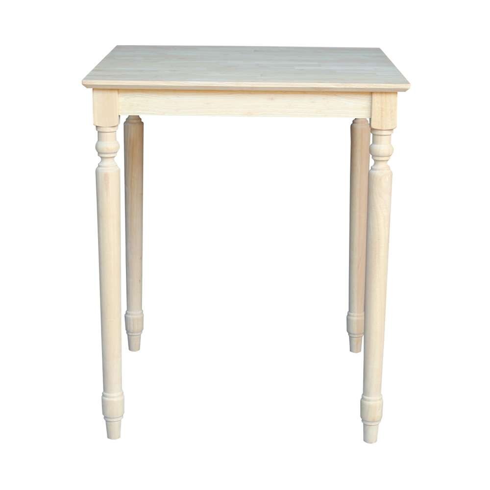 International Concepts - Solid Wood Top Table - Turned Legs - K-3030-336T veiw 3
