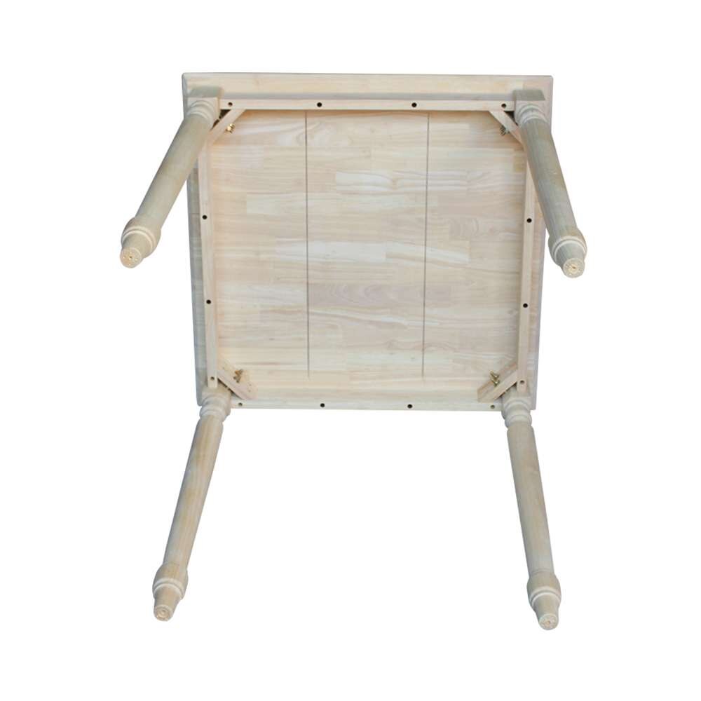 International Concepts - Solid Wood Top Table - Turned Legs - K-3030-336T veiw 4