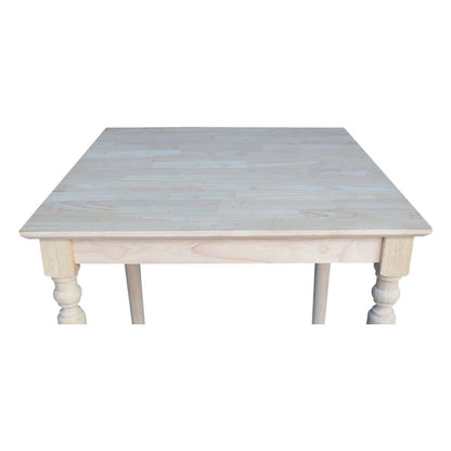 International Concepts - Solid Wood Top Table - Turned Legs - K-3030-336T veiw 5
