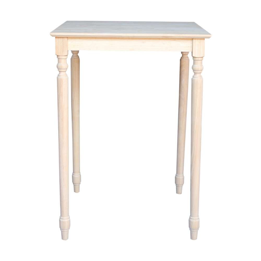 International Concepts - Solid Wood Top Table - Turned Legs - K-3030-342T veiw 2