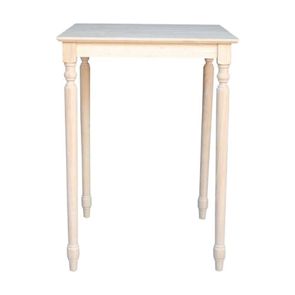 International Concepts - Solid Wood Top Table - Turned Legs - K-3030-342T veiw 2