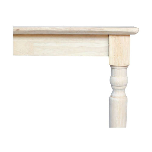 International Concepts - Solid Wood Top Table - Turned Legs - K-3042-330T veiw 2